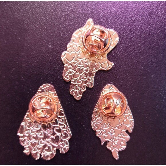 3 Sheet Ghost Enamel pins Halloween - Picture 2 of 3